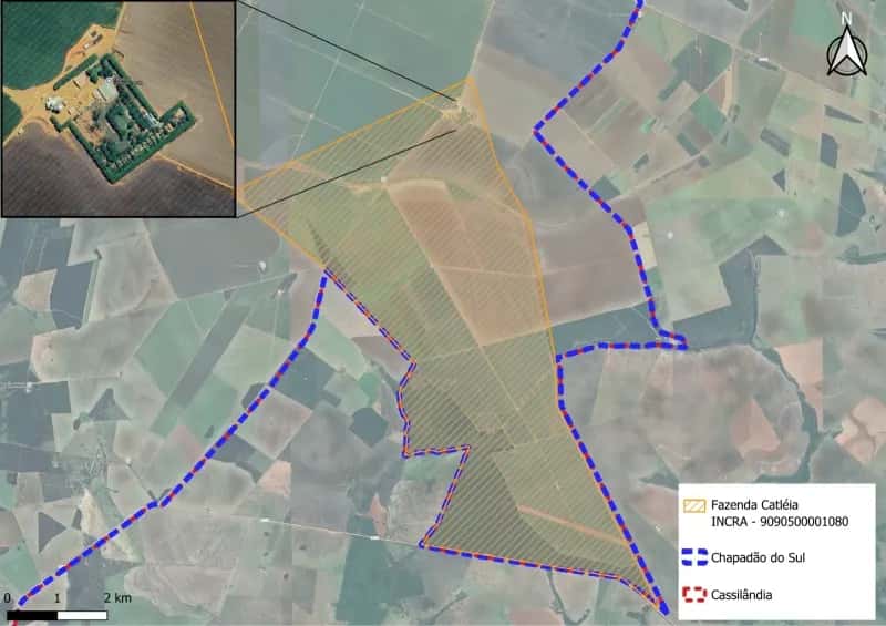 Chapadão do Sul nega transferência da Fazenda Catléia para município de Cassilândia